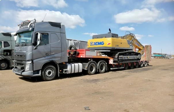 Перевозка гусеничного экскаватора